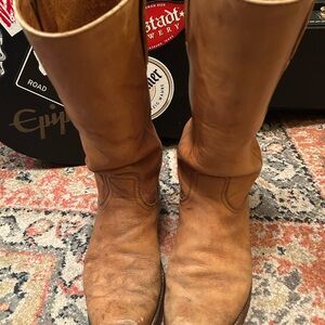 70’s Frye “Black Tag” Tan Leather Men's Boots